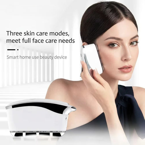 Portable LED Gua Sha Massager for Facial Lifting & Neck Relief