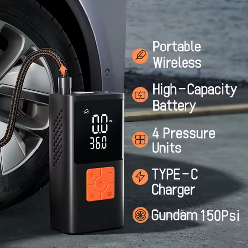 3 In 1 Portable Air Compressor and Tire Inflator