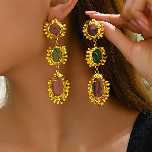 Vintage European American Women Dangle Earrings - Stylish Ear Cuff