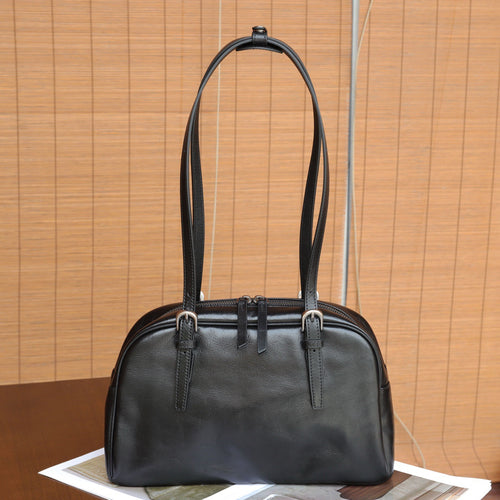 Top-grain Tree Gum Cowhide Crossbody Bag for Women