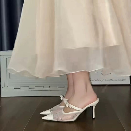 2026 Spring Women's French Style Pointed Toe Heels