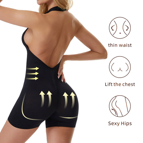 Women's Plus Size Shaping Bodysuit for Yoga & Fitness