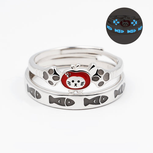 Fashionable Adjustable Sterling Silver Stacking Rings