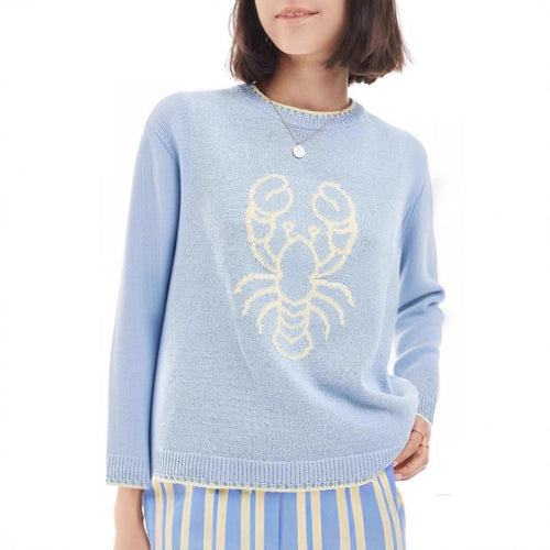 Color-block Long-sleeve Crew-neck Pullover Sweater