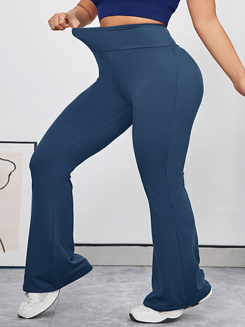 Womens Tight-Fitting Solid-Color Yoga Pants for Comfort