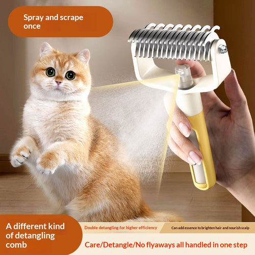 Detangling Spray Comb for Hassle-Free Pet Grooming