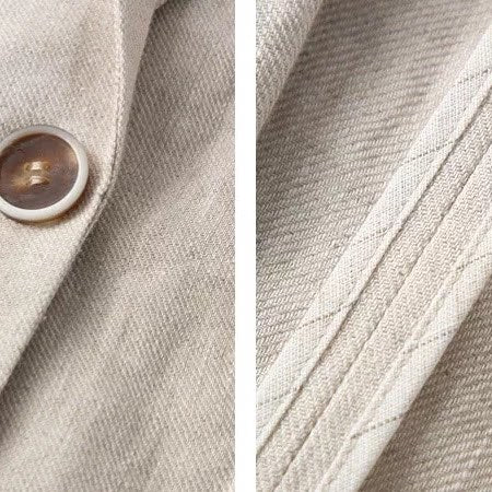 Womens Old Money Style Linen Blazer for Effortless Elegance