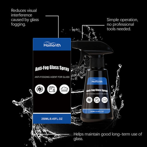 Anti-fogging Glass Spray for Clear Visibility