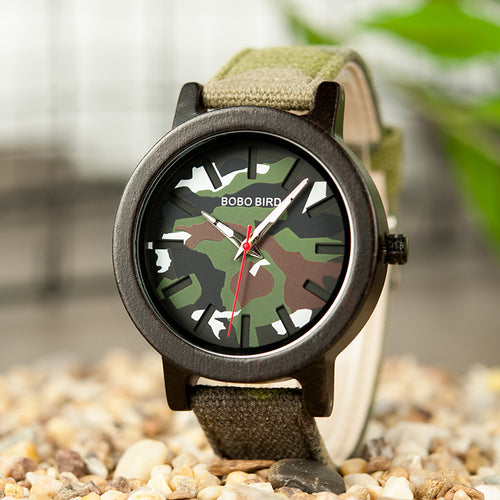 Wooden Watch R24 Quartz Decoration - Unique Style for You