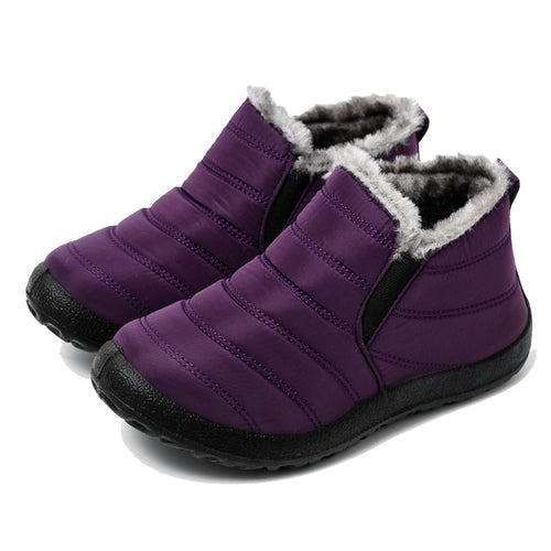 Warm Cotton Shoes Soft-soled Waterproof Boots for Snowy Days