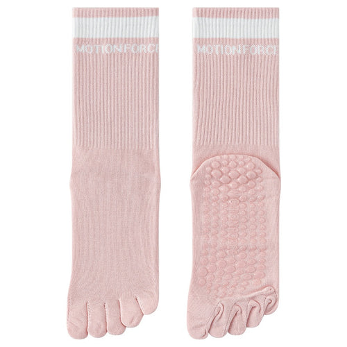 Bright Five-Finger Socks for Yoga and Pilates - Women’s Spring/Summer