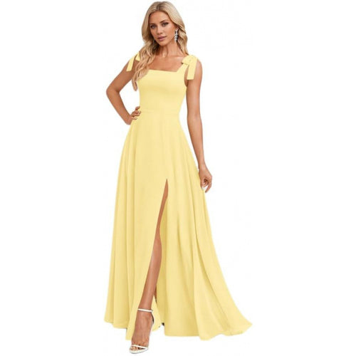 Elegant Adjustable-Strap Long Dress for Women - Perfect Fit