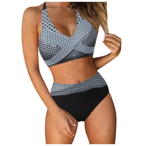 Women's Two Piece Swimsuit - Floral Print Bikini Set