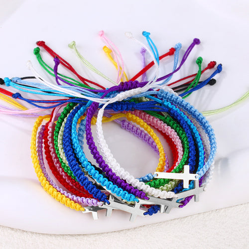 Colorful Handmade Bracelet for Women - Stainless Steel Style