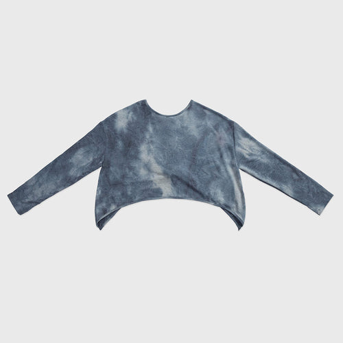 Tie-Dye Yoga Cover-Up Long-Sleeve T-Shirt for Women