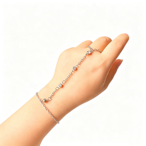 Womens Alloy Multi-layer Ring Chain for Elegant Style