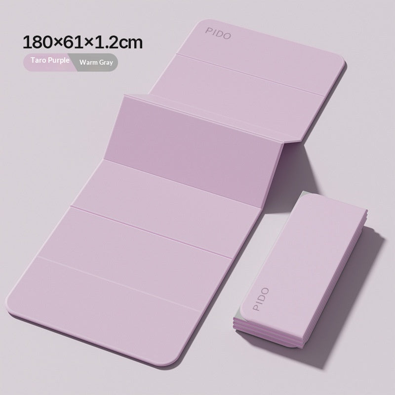 Two-Color Foldable Non-Slip Yoga Mat for Fitness