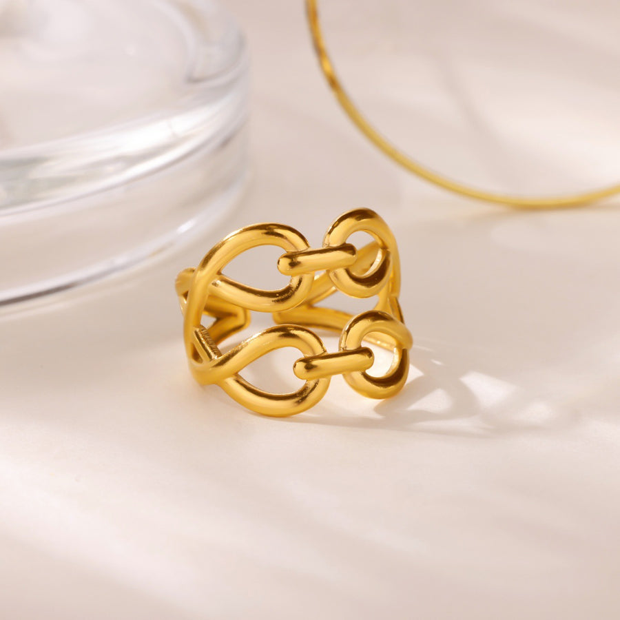 Creative Alien Big Wave Adjustable Ring for Women