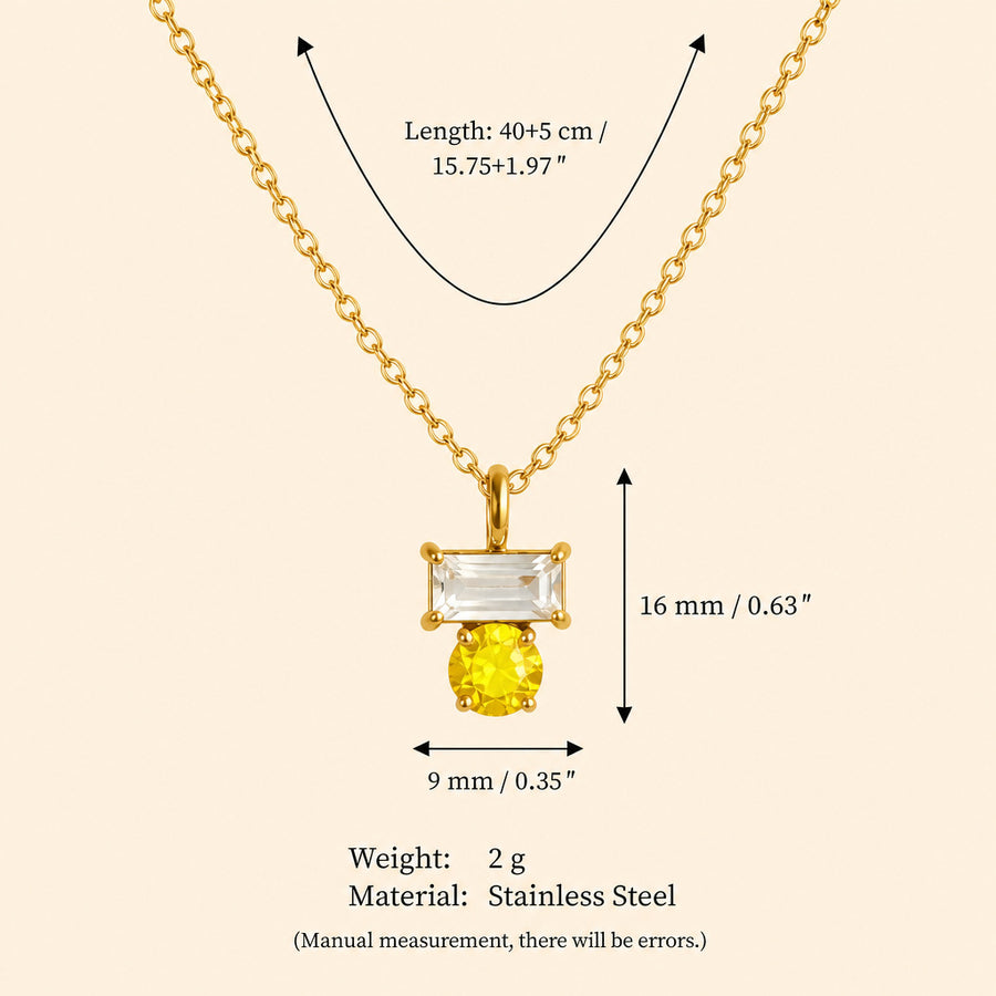 New Arrival December Beaded O-chain Gold-plated Necklace