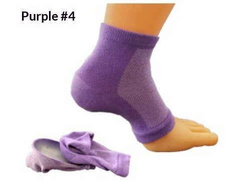 Height-Increasing Sports Socks with Half-Height Heel Pad
