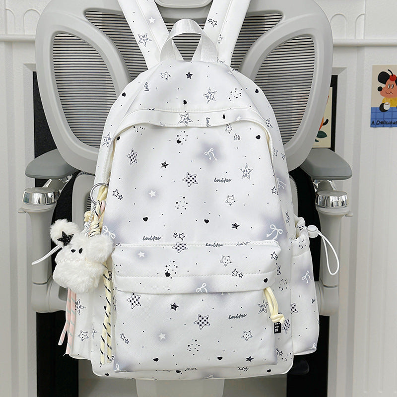 Simple Small Lightweight Shoulder Bag Casual Travel Backpack