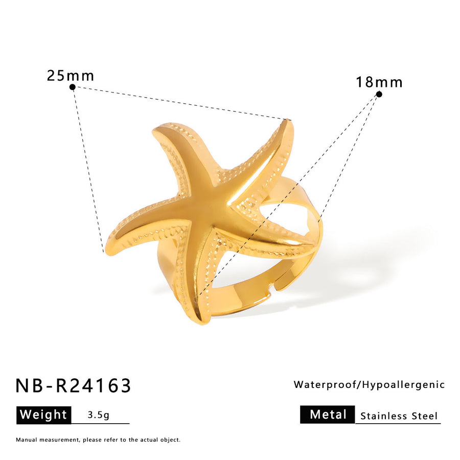 Womens Stainless Steel Geometric Line Ring - Chic and Stylish