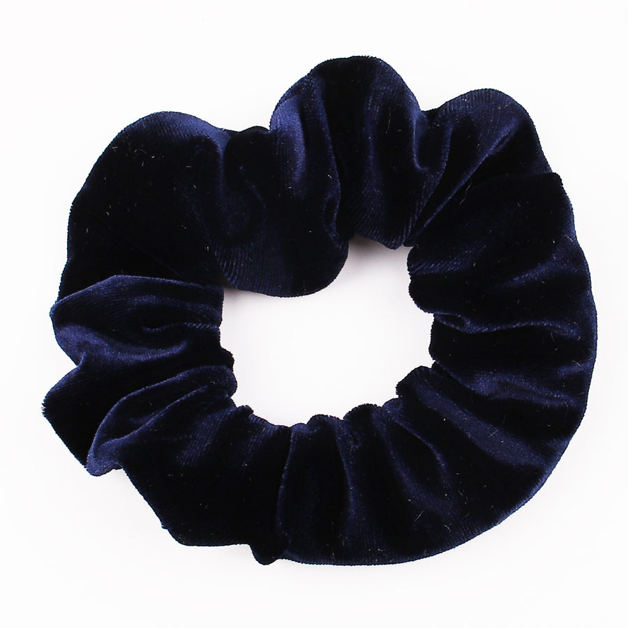 Velvet Tencel Pocket Wallet Hair Scrunchies - Retro Style