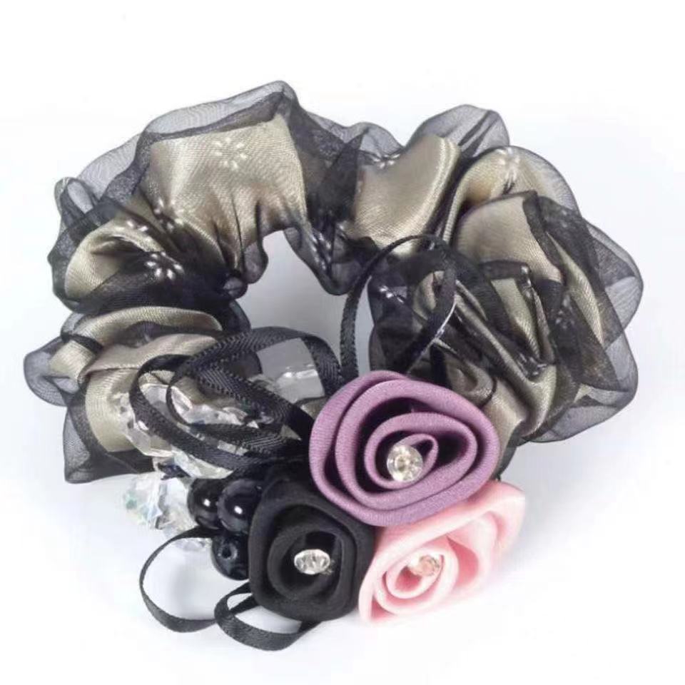 Sustainable Scrunchie Flower Ponytail Headrope - Salon Bundle