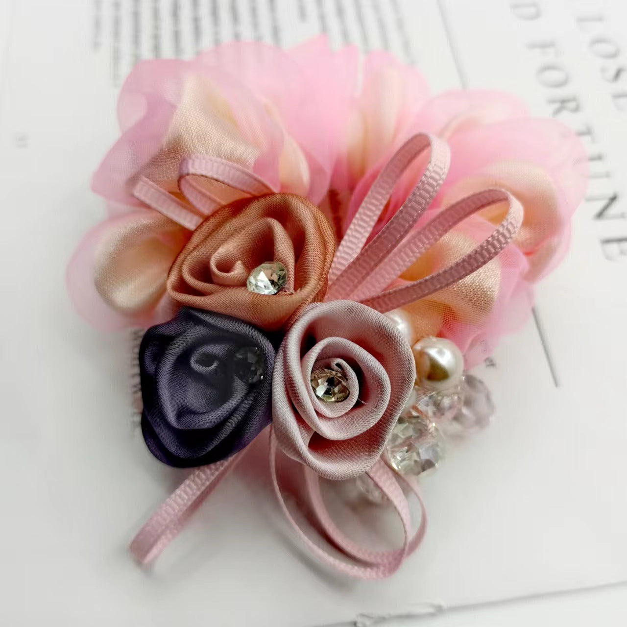 Sustainable Scrunchie Flower Ponytail Headrope - Salon Bundle