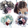 Sustainable Scrunchie Flower Ponytail Headrope - Salon Bundle