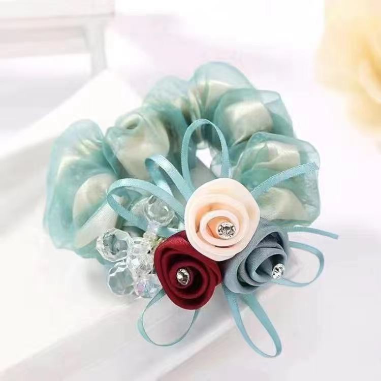 Sustainable Scrunchie Flower Ponytail Headrope - Salon Bundle
