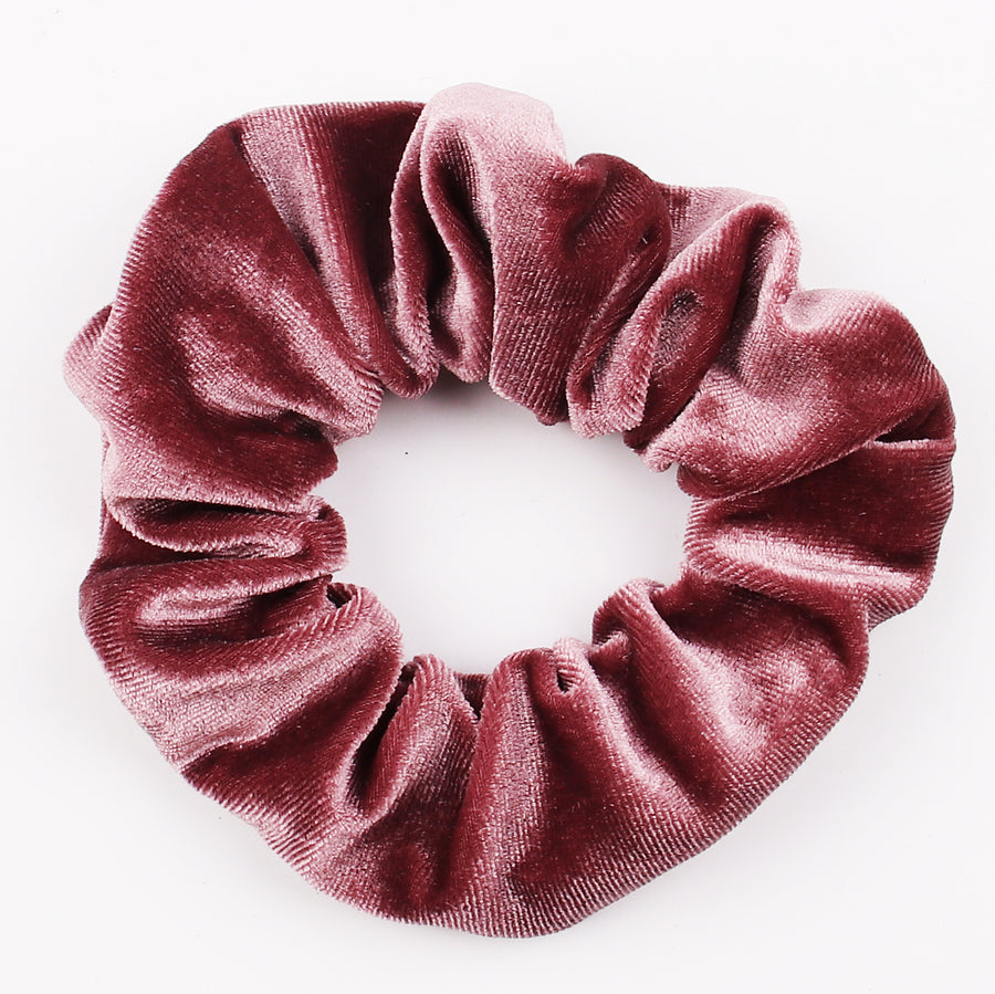Fashion Velvet Tencel Pocket Wallet Hair Scrunchies