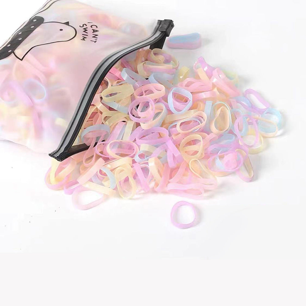 Sustainable Scrunchie for Kids - 350pcs Thickened Rubber Bands