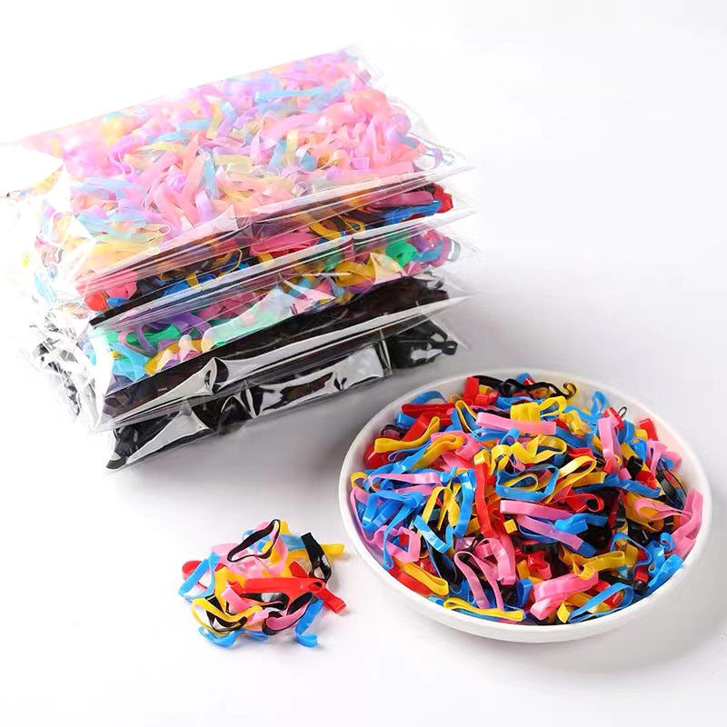 Sustainable Scrunchie for Kids - 350pcs Thickened Rubber Bands