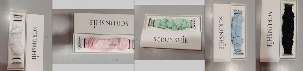 Sustainable Scrunchie Watch with Hidden Zipper Pocket