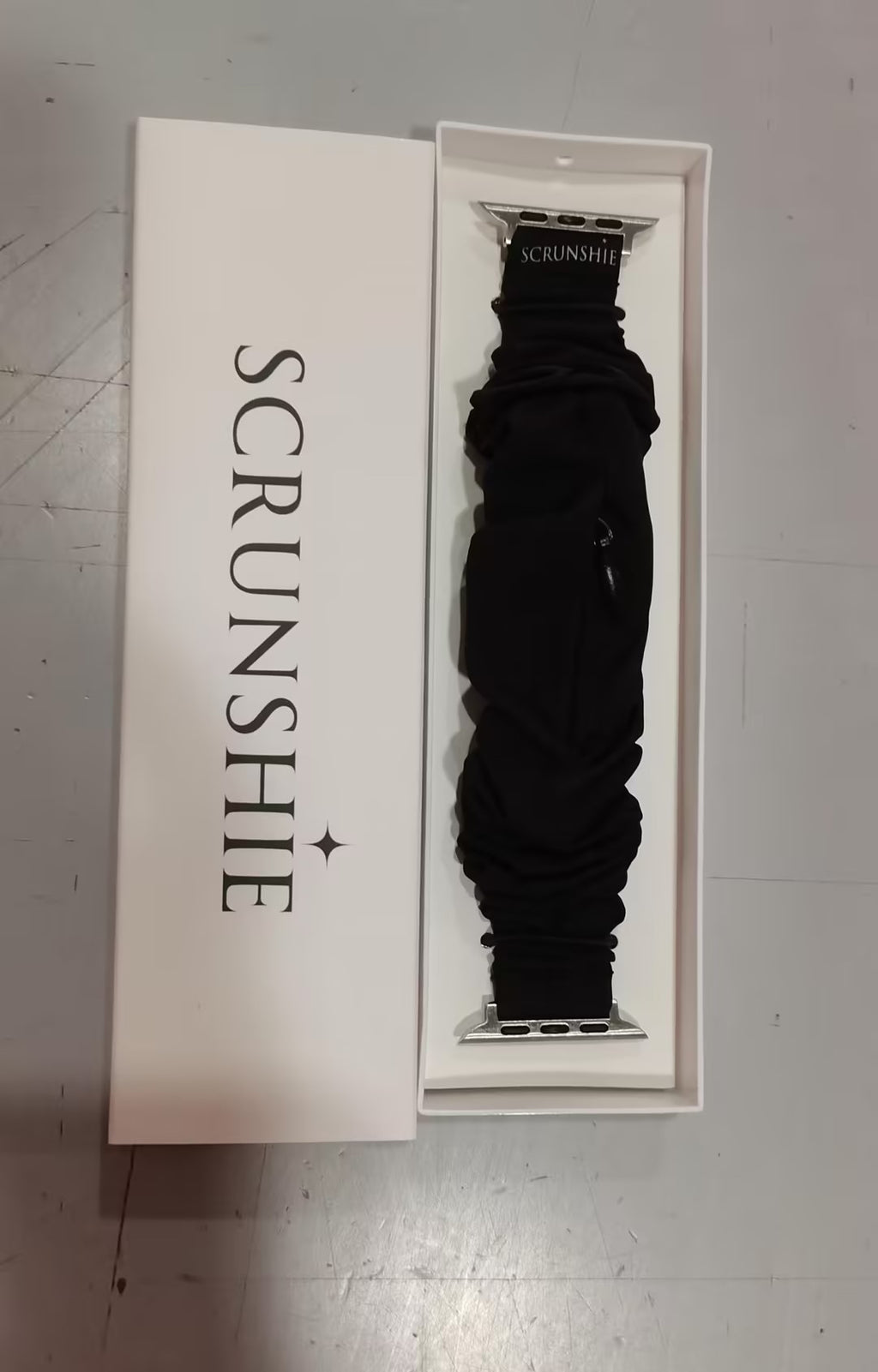 Sustainable Scrunchie Watch with Hidden Zipper Pocket