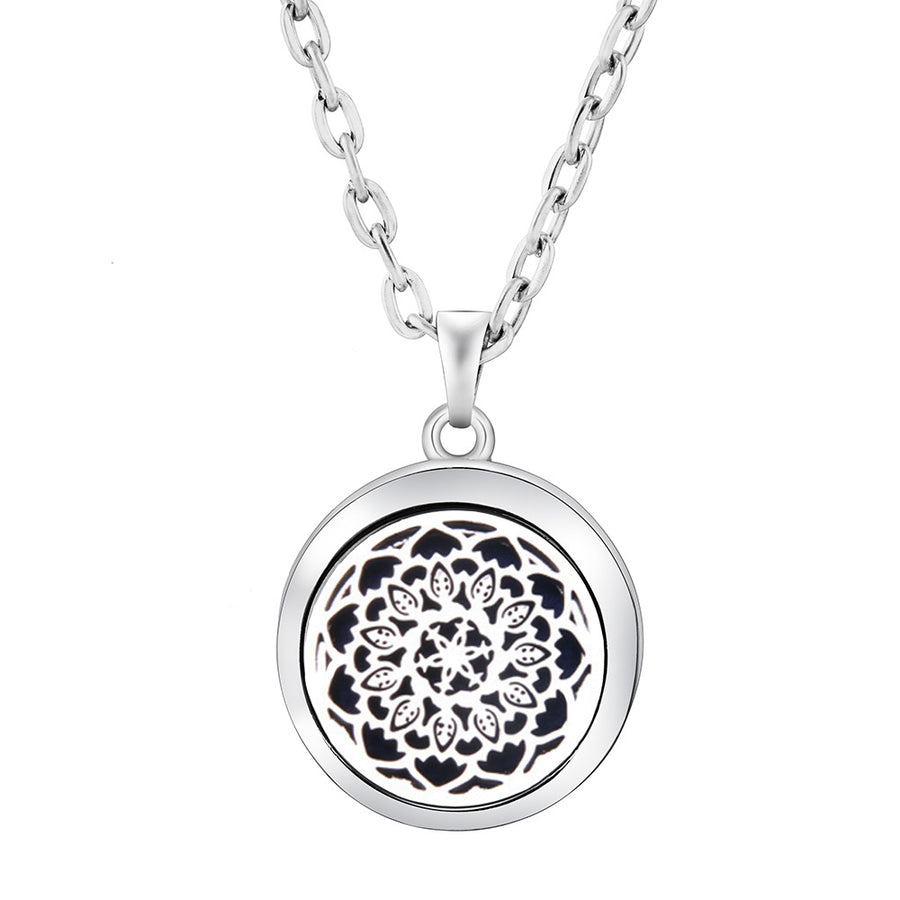 Stainless Steel Pendant Perfume Locket Essential Oil Diffuser
