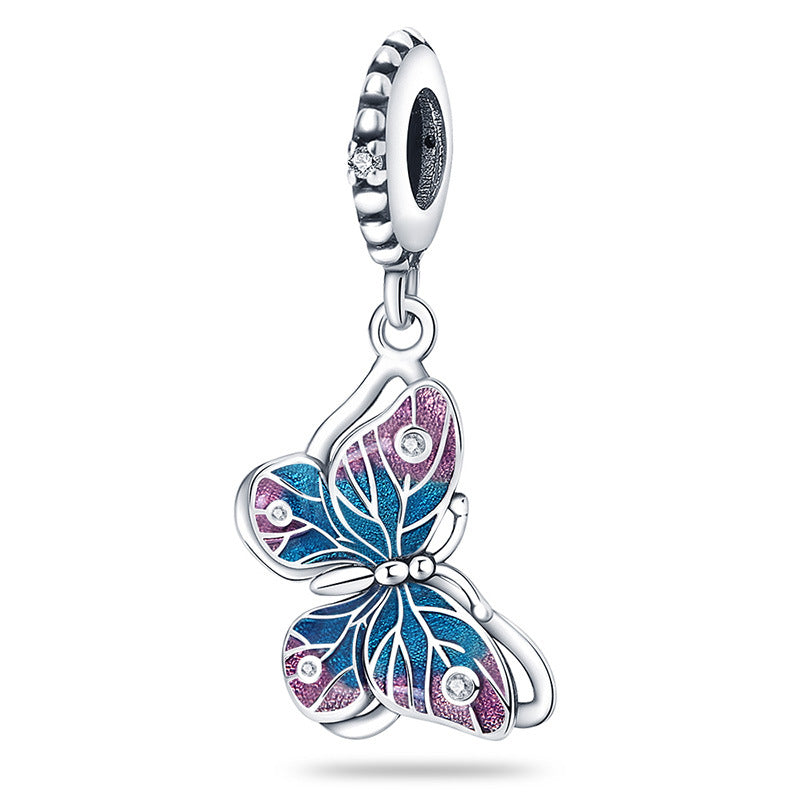 Delicate Butterfly Beaded Pendant Bracelet Accessories
