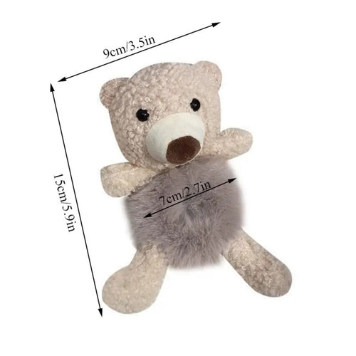 Girls Lovely Scrunchies - Cute Bear Hair Band for Kids