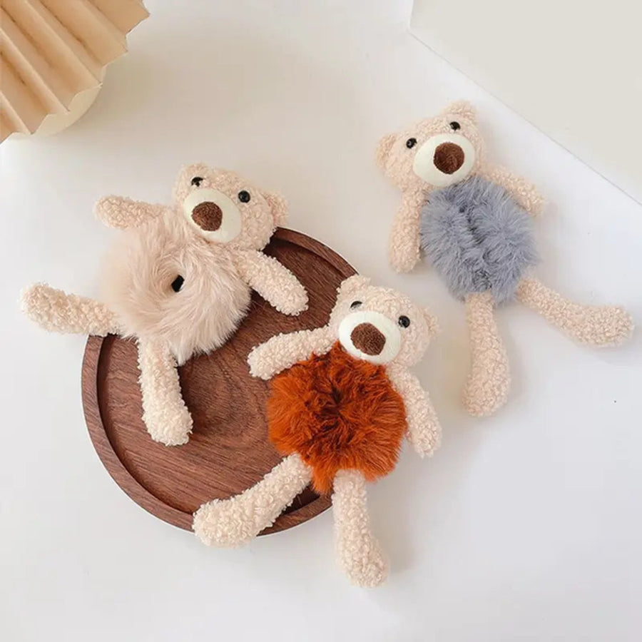 Girls Lovely Scrunchies - Cute Bear Hair Band for Kids