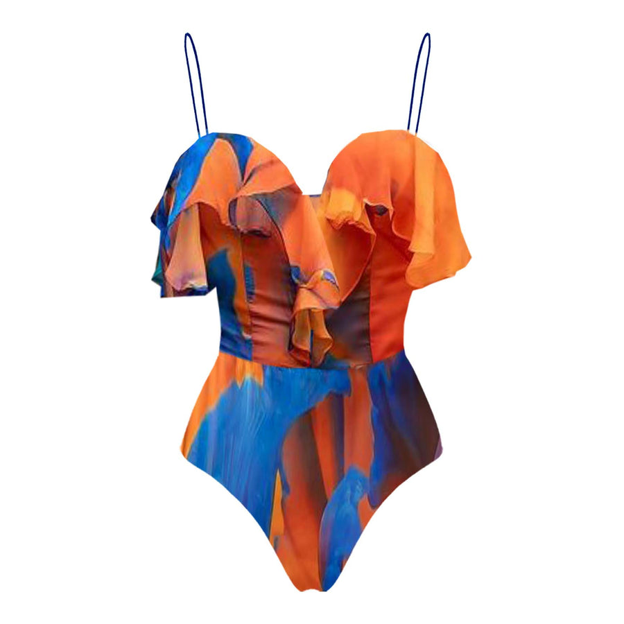 Womens One-Piece Swimsuit Beach Vacation Set - Stylish & Comfortable