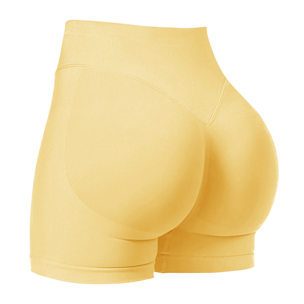 Women's High-Waist Yoga Shorts for Fitness & Running