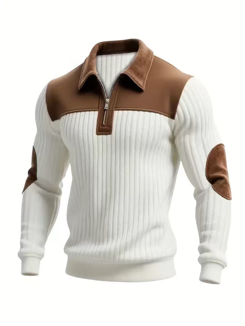 Casual Commute Sports Zip-Up Sweatshirt for Men