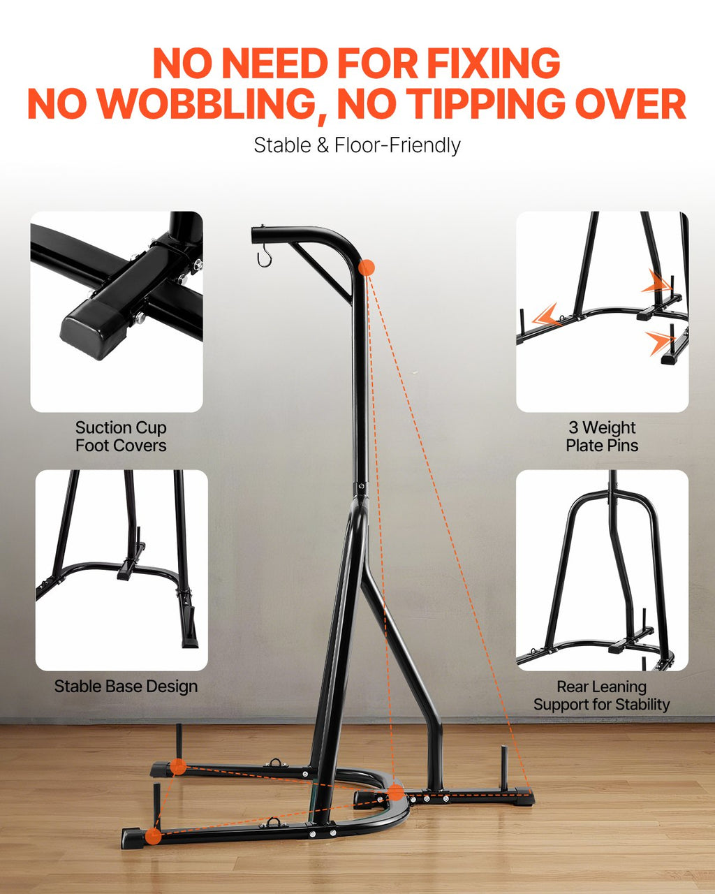 Heavy Duty Sandbag Stand for Ultimate Home Gym Workouts