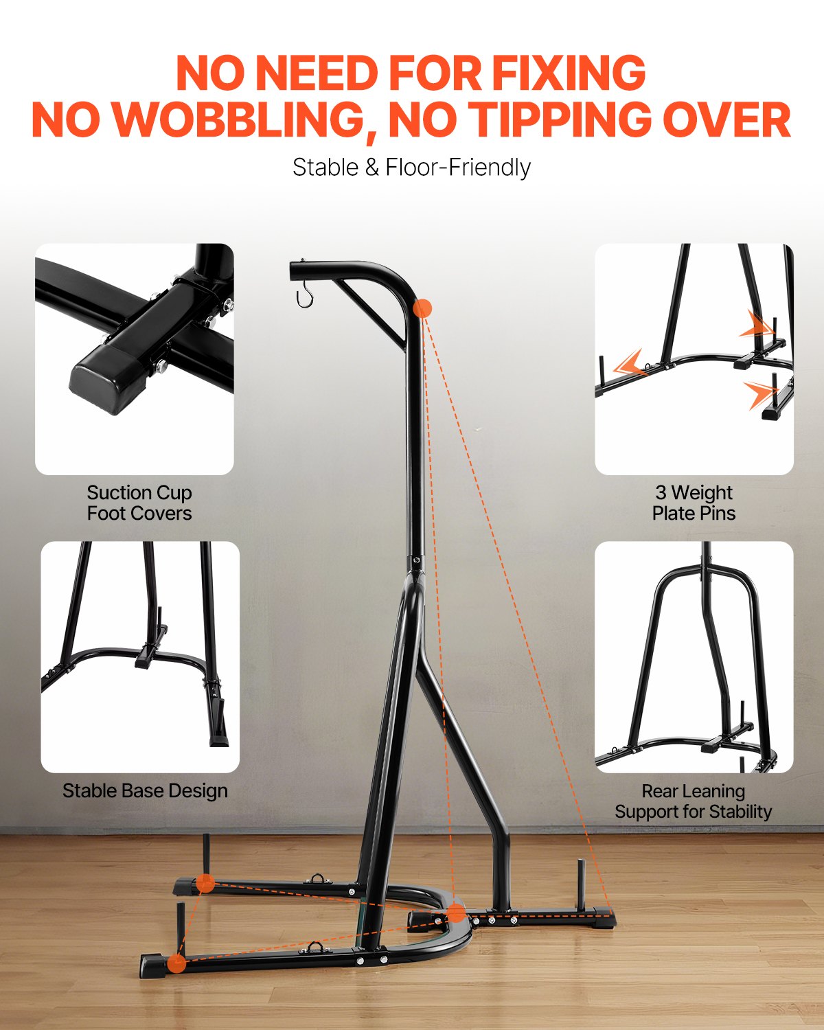 Heavy Duty Sandbag Stand for Ultimate Home Gym Workouts