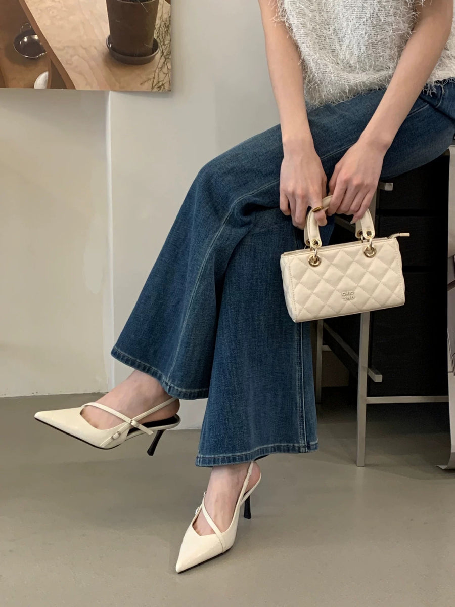 2026 Early Spring Korean Style Women Pointed Toe Sandals