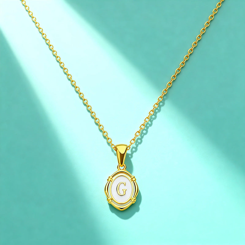 Affordable Luxury Gold 26-Letter Pendant Necklace for Women