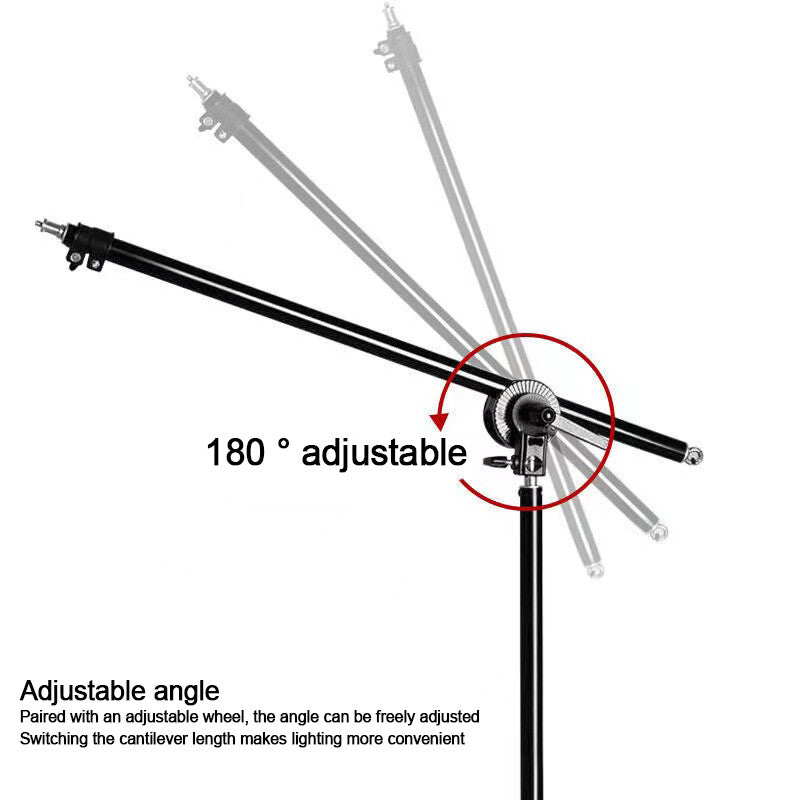 Studio Photo Video Light Stand with Sandbag Boom Arm Holder