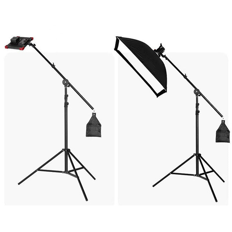 Studio Photo Video Light Stand with Sandbag Boom Arm Holder