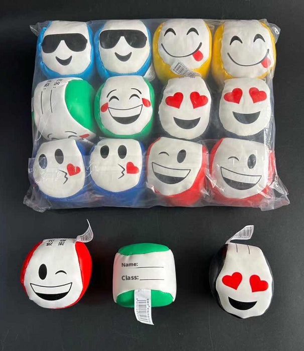 Foam Sandbag with Random Smiley Face - 8cm PU + Polylon Foam